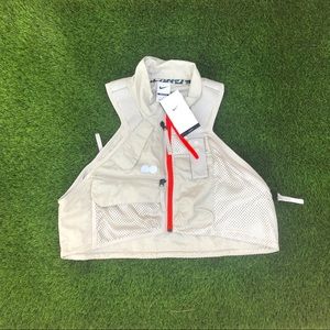 Womens Nike Naomi Osaka Tennis Vest Gilet Beige DJ9790-072  Size S
